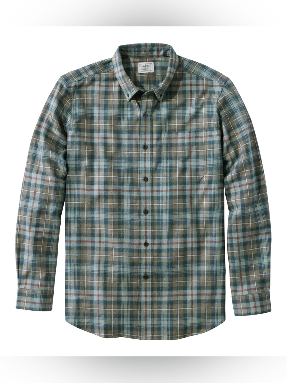 L.L.Bean - Men's Scotch Plaid Flannel Shirt, Traditional Fit